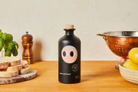 A bottle of YiaYia olive oil.