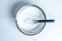 GreenPan Silicone Whisk in a bowl