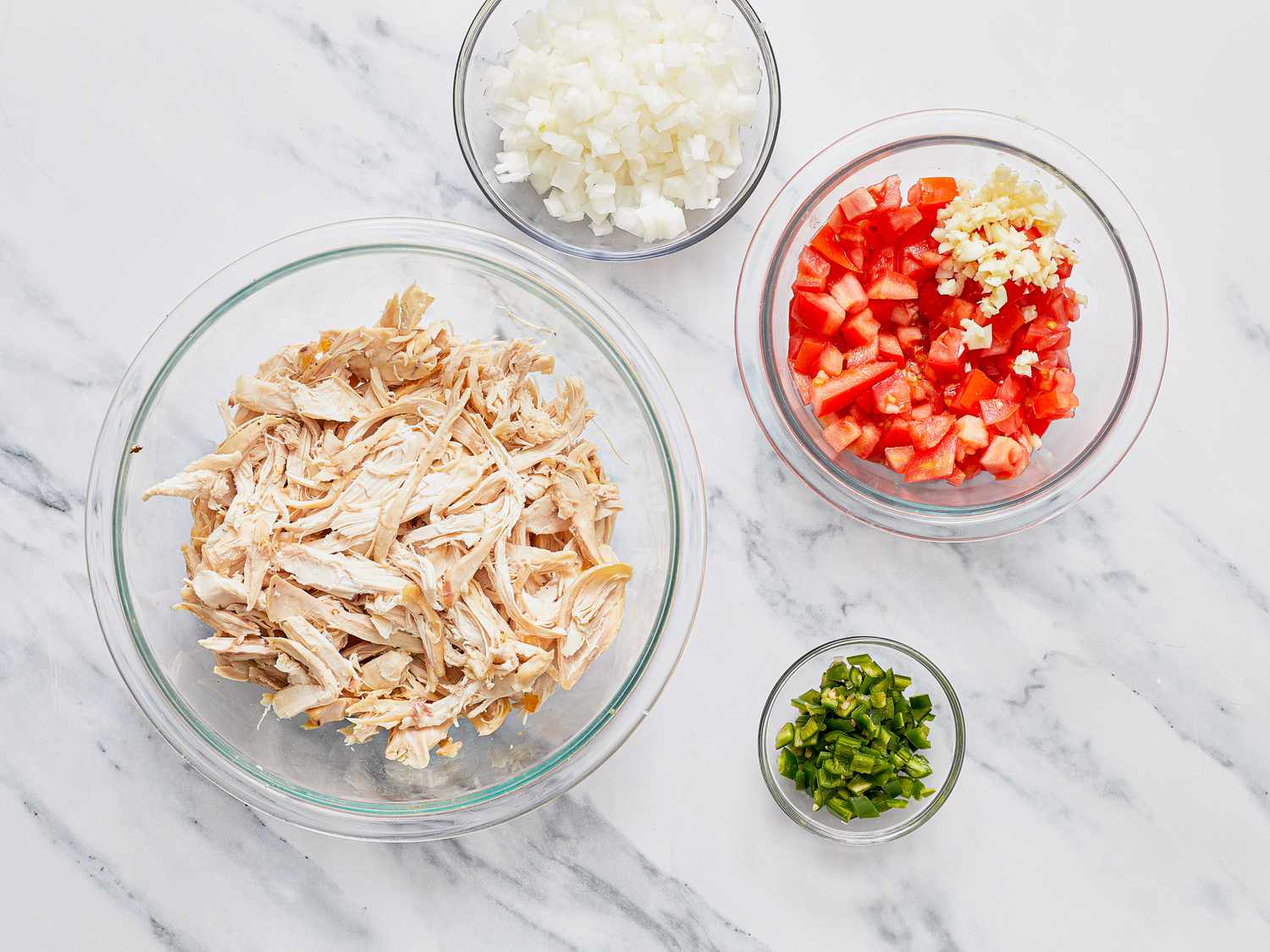 Ingredients for Chimichangas