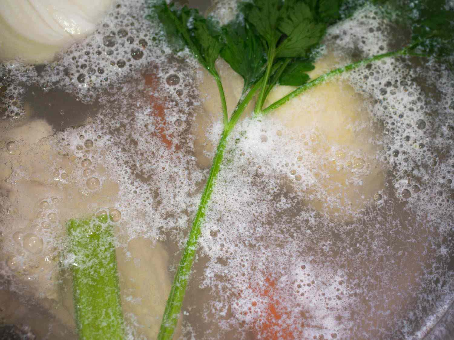 Photo of unskimmed stock surface.