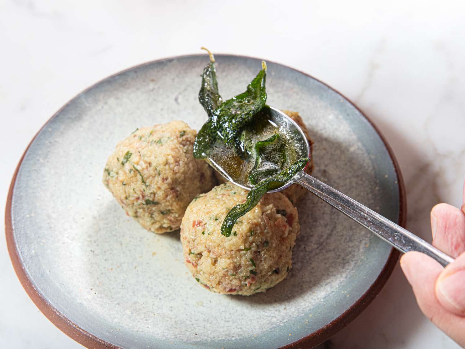 Adding frizzled sage