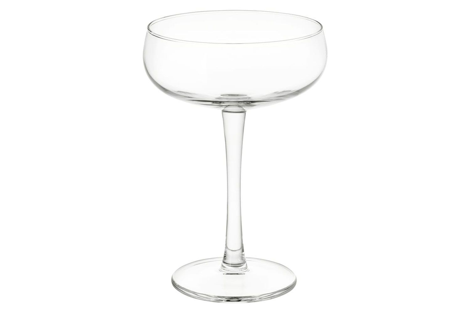 STORHET Champagne coupe, clear glass, 10 oz