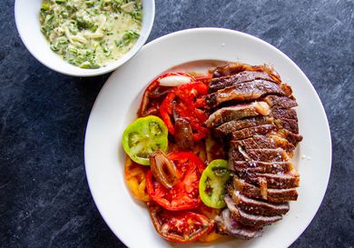 20200907-Steak-Creamed-shishitos-tomatoes-sasha-marx