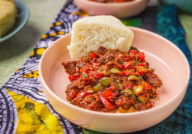 Side view of Kenyan Wet Fry