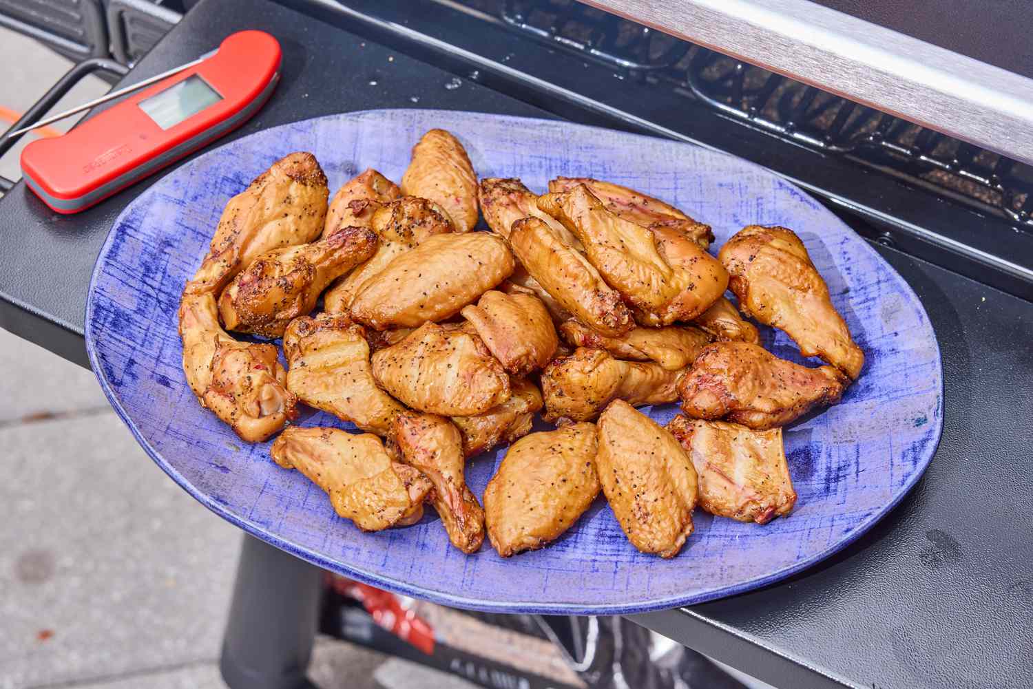 Wings cooked in the Traeger Ironwood XL