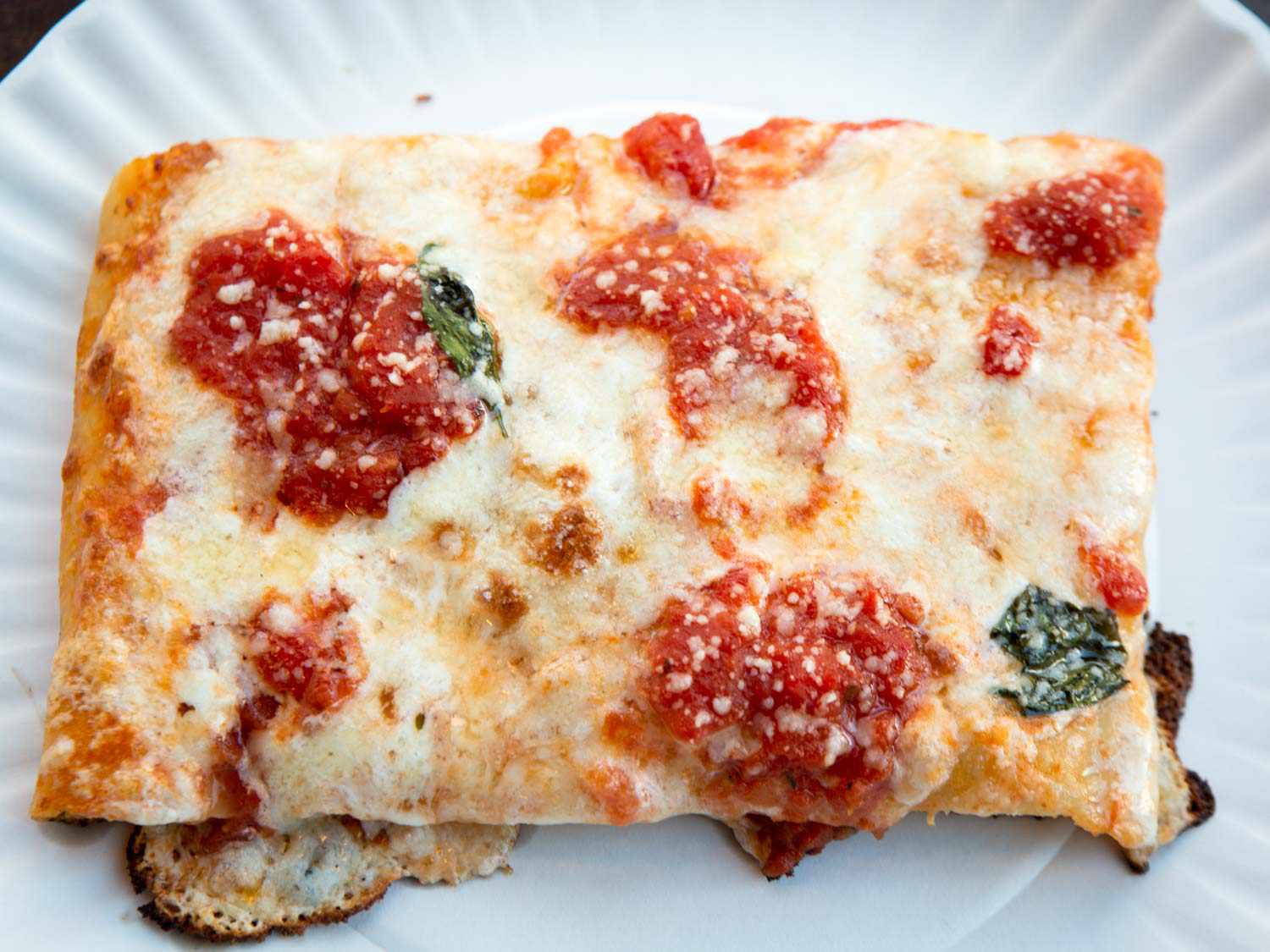 Square slice at Corner Slice