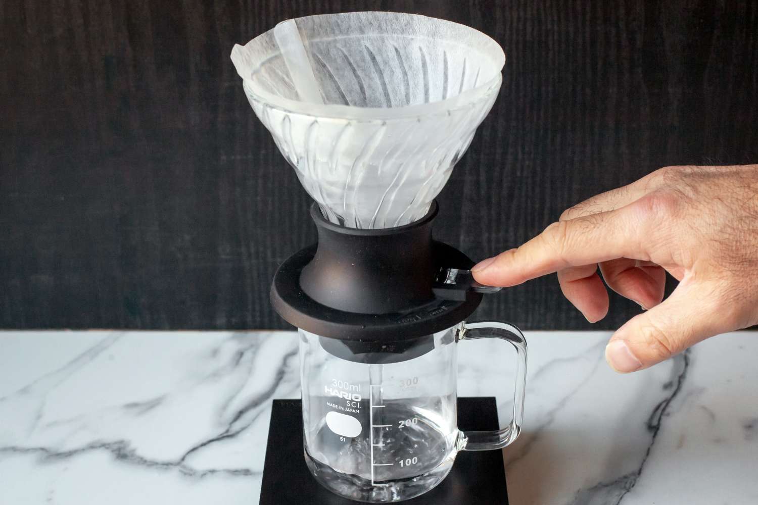 Coffee dripper on mug