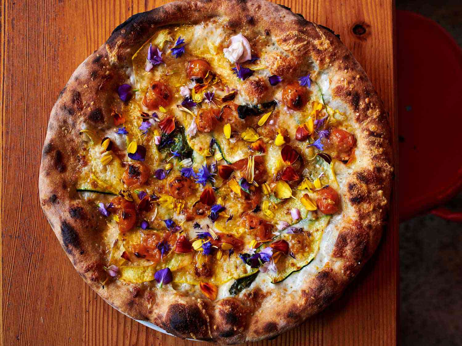 A lovely pizza at Lovely's Fifty Fifty