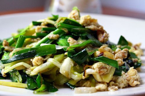 stir fried chives