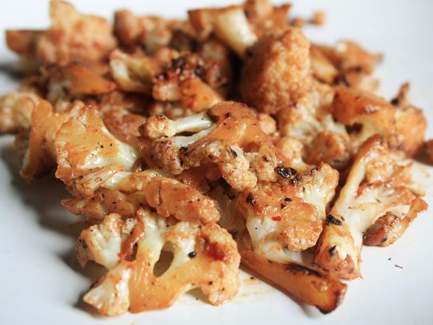 A cauliflower stir-fry with fermented bean curd. 