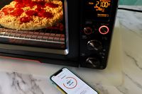 tracking the oven temperature with the app