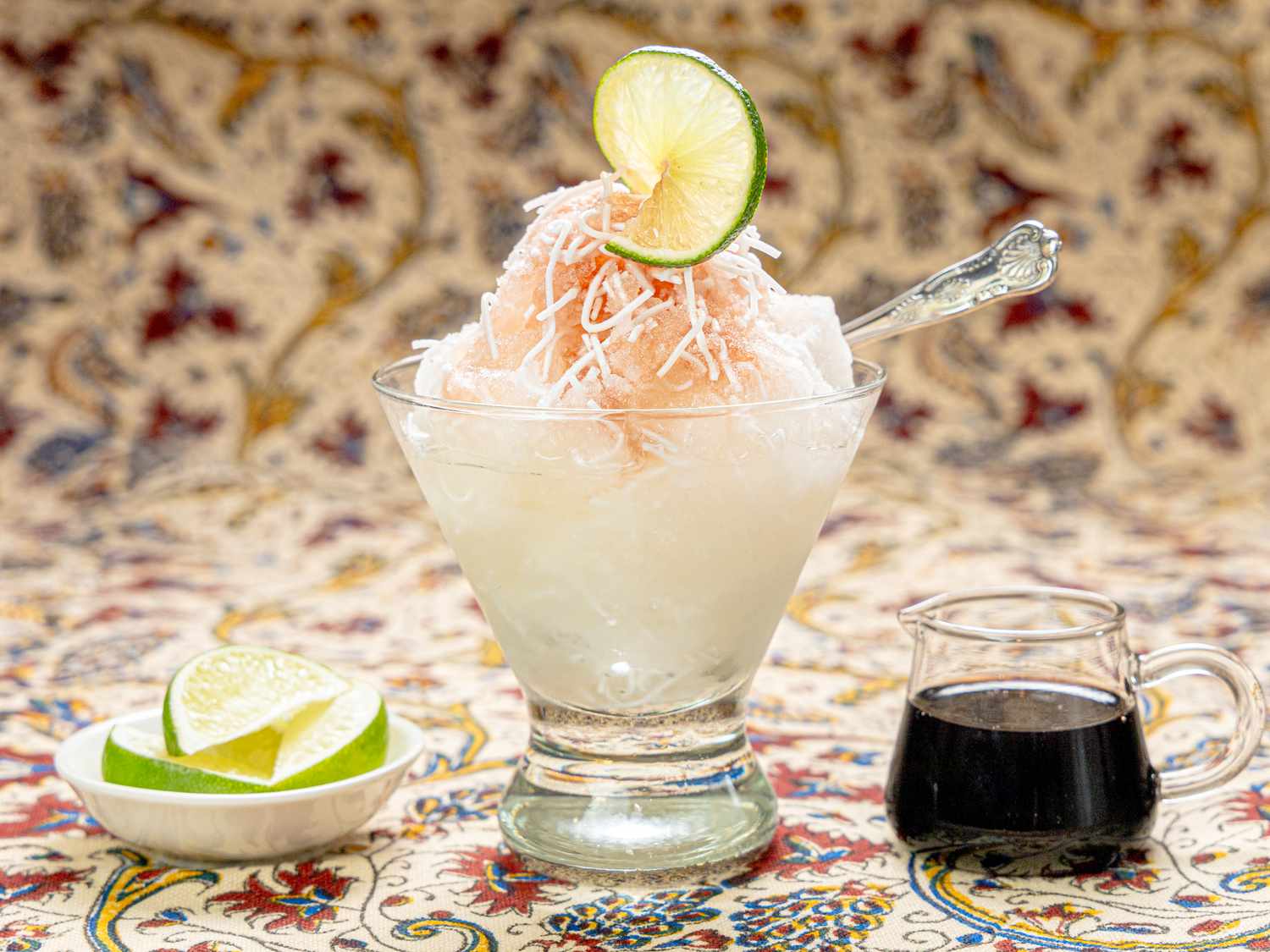 Side view of faloodeh