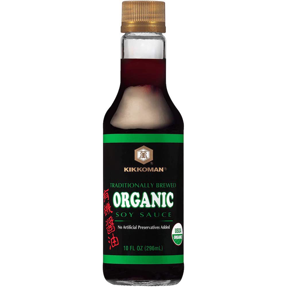Kikkoman Organic Naturally Brewed Soy Sauce, 10 Ounces