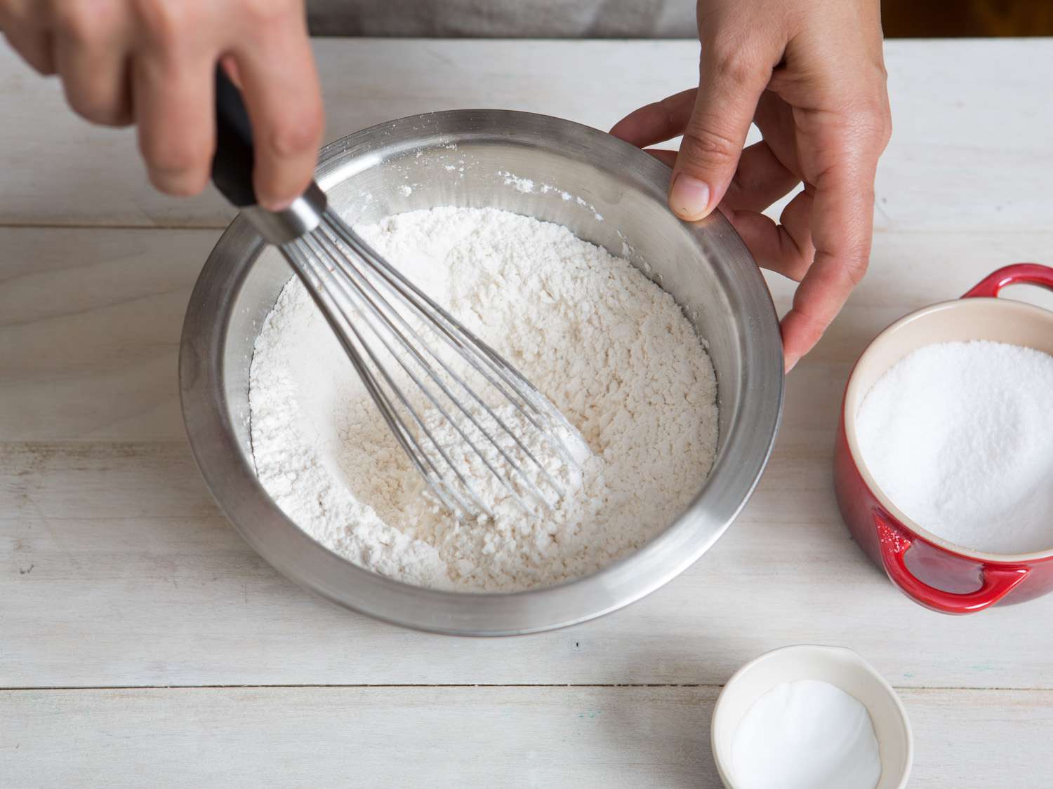 Whisk together dry ingredients
