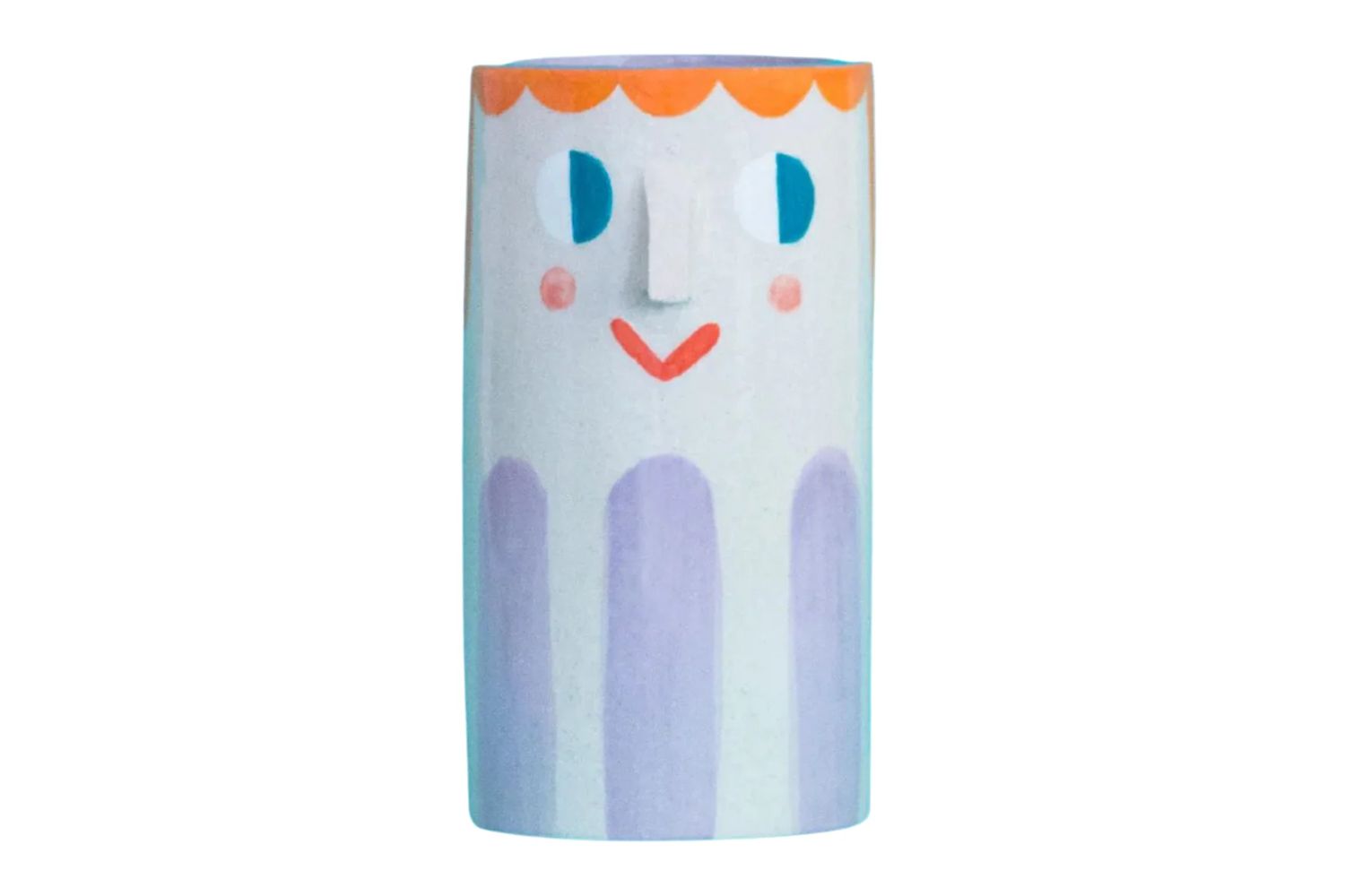 Portugalia Marketplace Ana Seixas Girl with Stripes Ceramic Vase