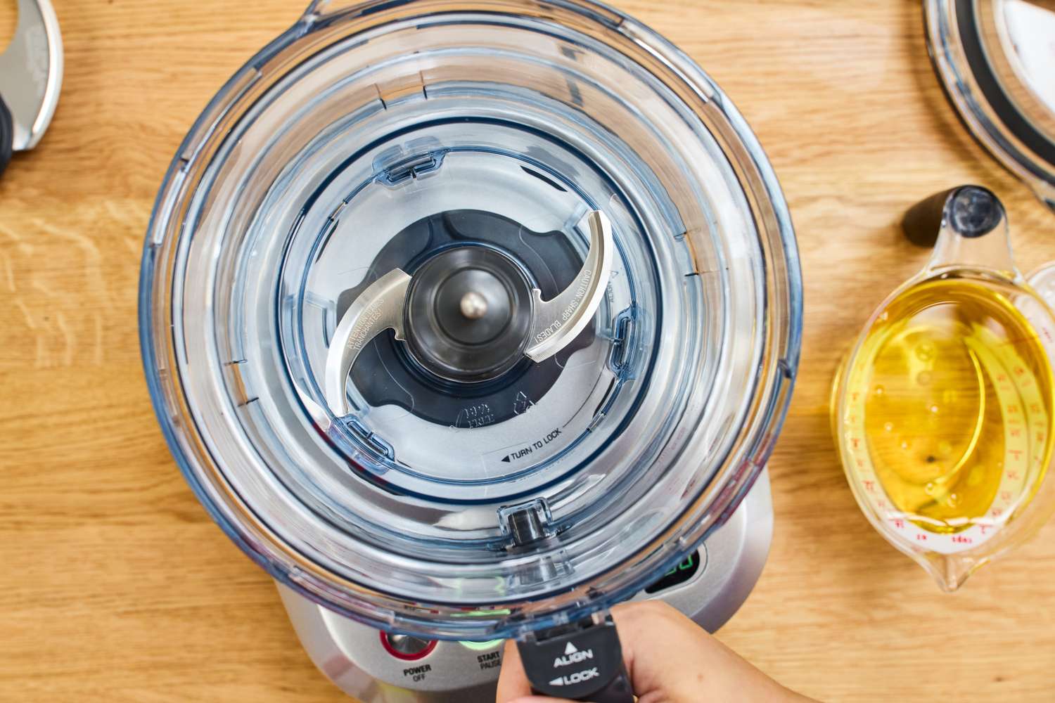 An overhead view of the Breville 16-Cup Sous Chef Peel & Dice Food Processor