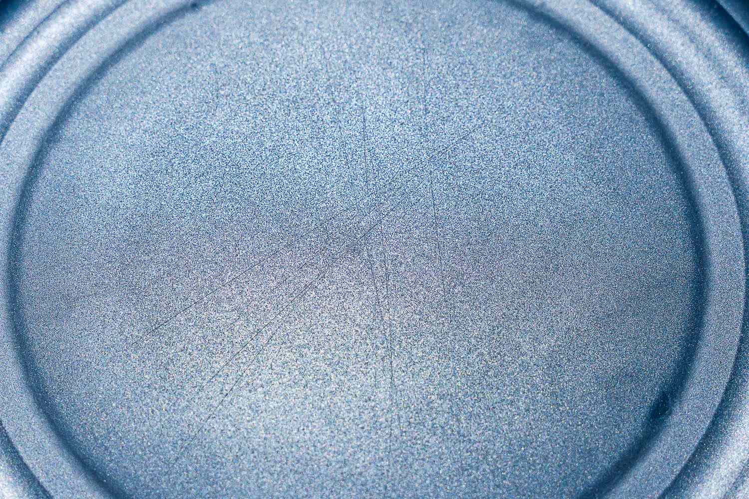 Closeup of a Tevio Plastic Wheat Straw Dinnerware Set plate