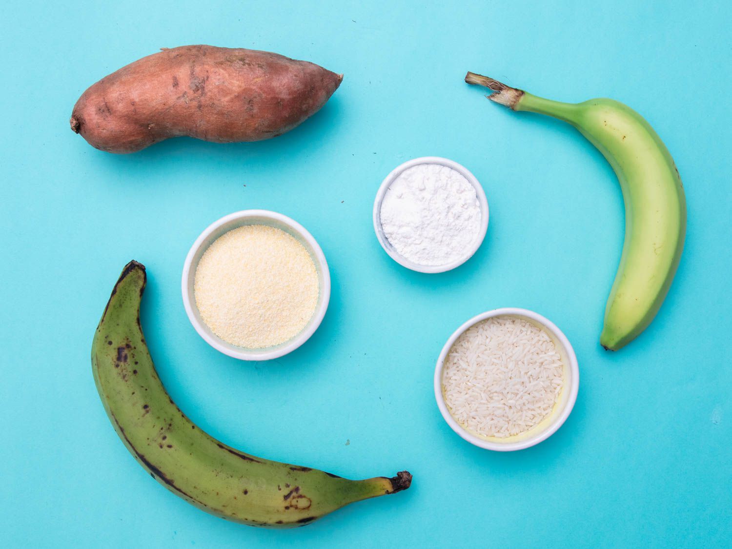 starches commonly used in Jamaican cooking