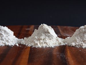 a pile of cake flour