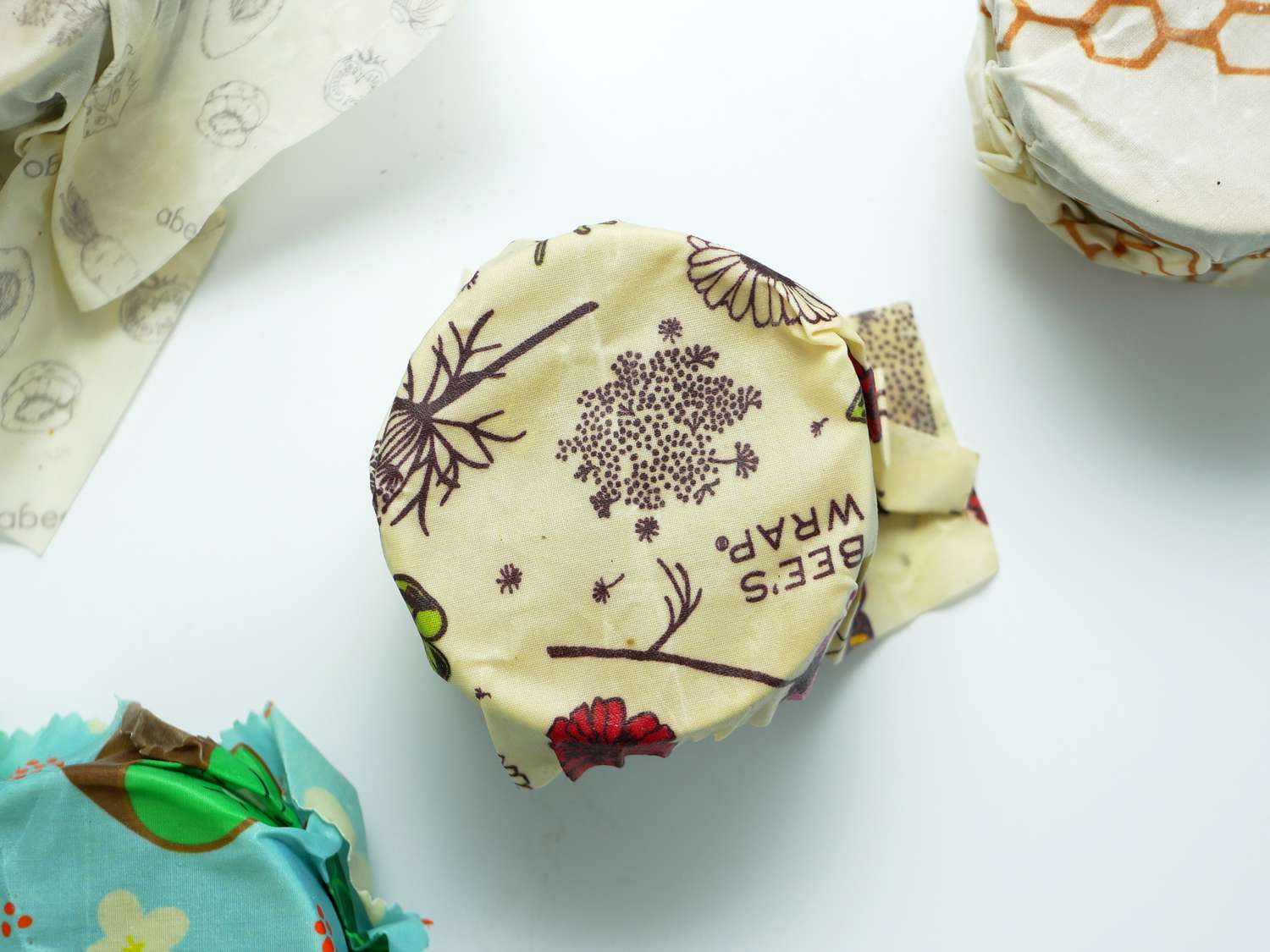 vegan bees wrap on a ramekin