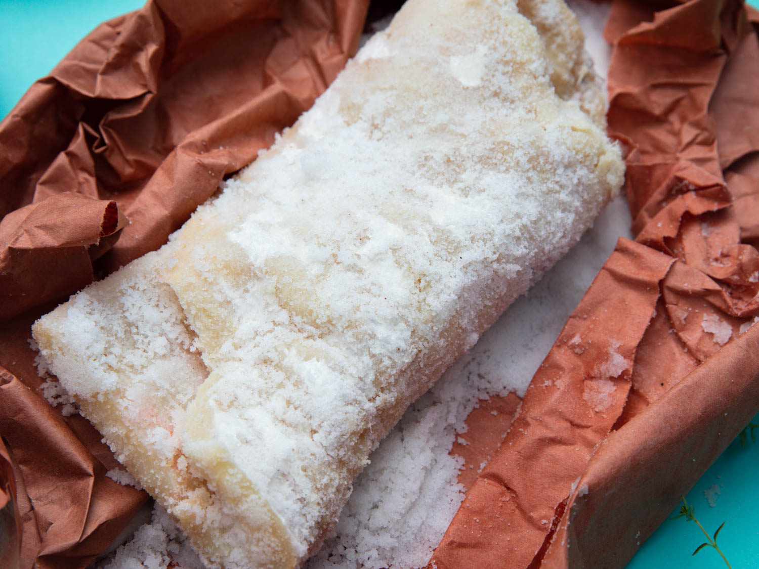 a big piece of saltfish