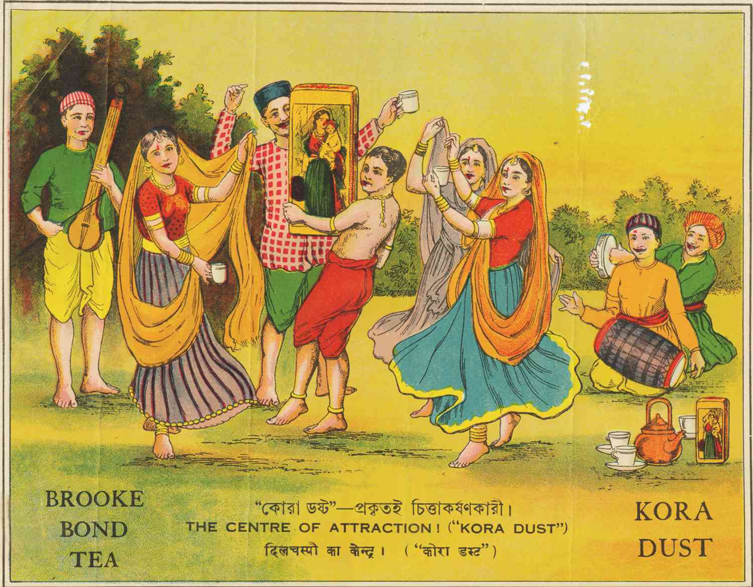 An advertisement from the 1920s-30s shows the shifting focus of tea advertisements to a broader audience.