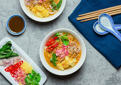 Overhead view of Asam Laska S