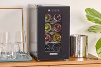 Cuisinart CWC-800CEN Private Reserve 8-Bottle Wine Cellar on table