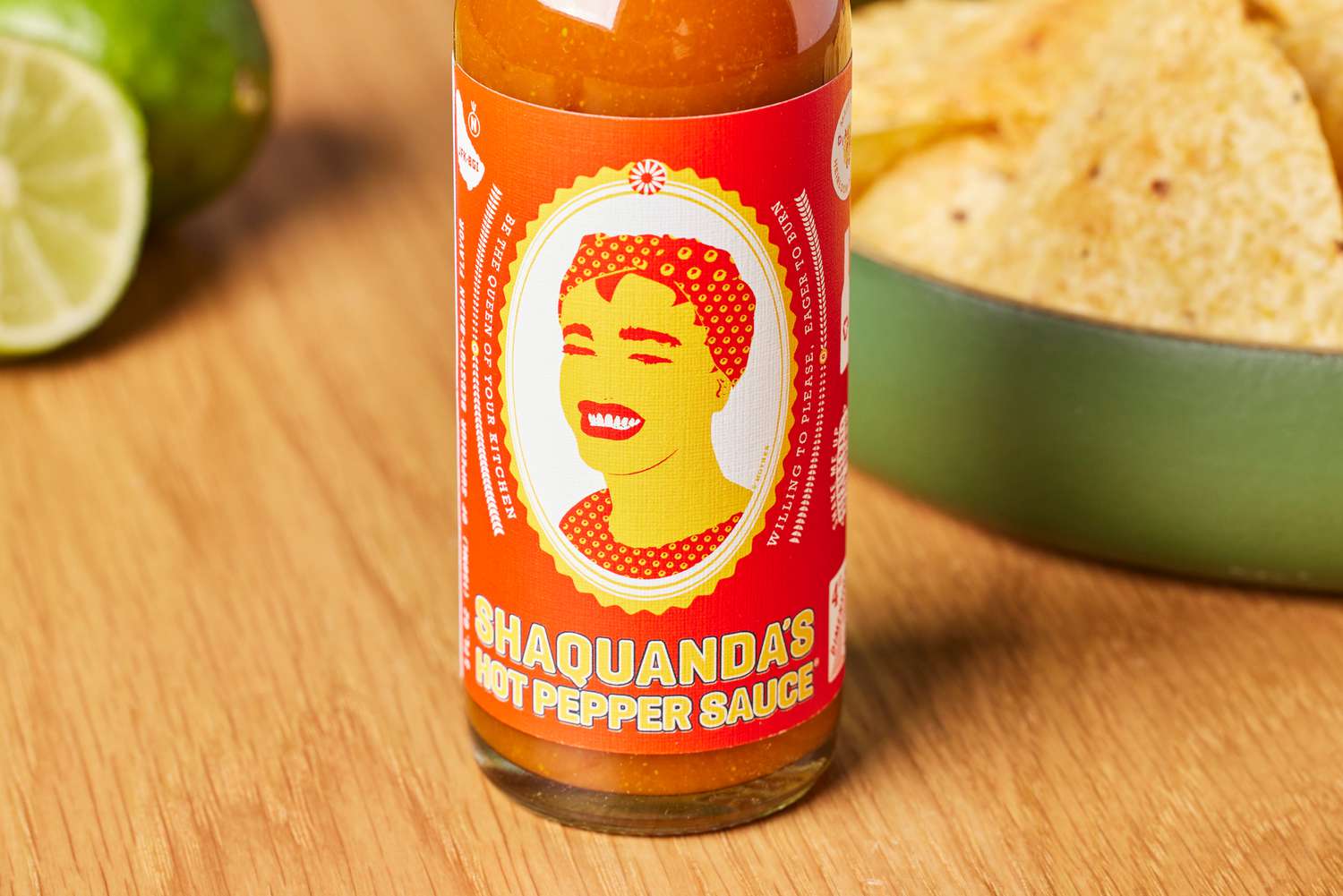 close up Shaquanda Will Feed You Hot Pepper Sauce