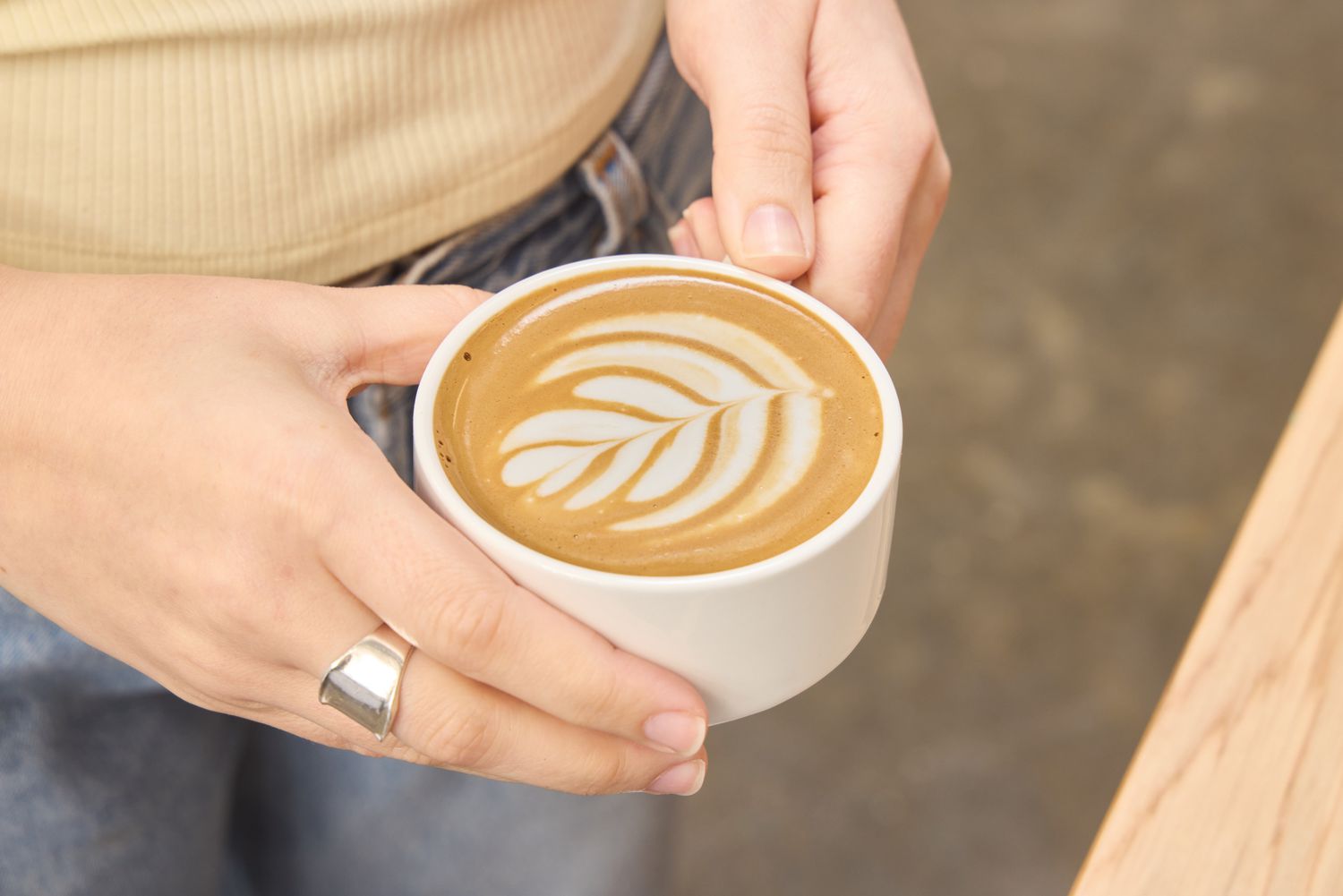 A cappuccino made using the Breville BES920XL Dual Boiler Espresso Machine 