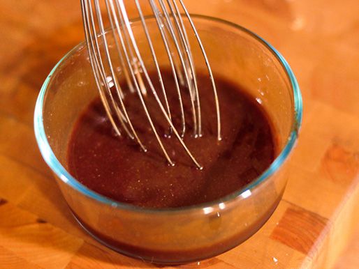Whisk in a small bowl of richly-flavored tonkatsu sauce