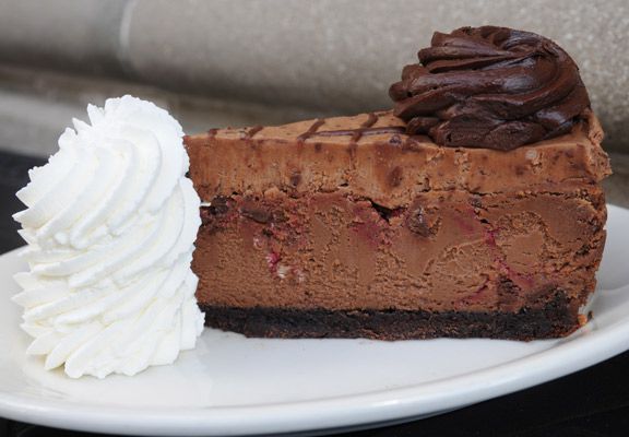 Chocolate Raspberry Truffle Cheesecake