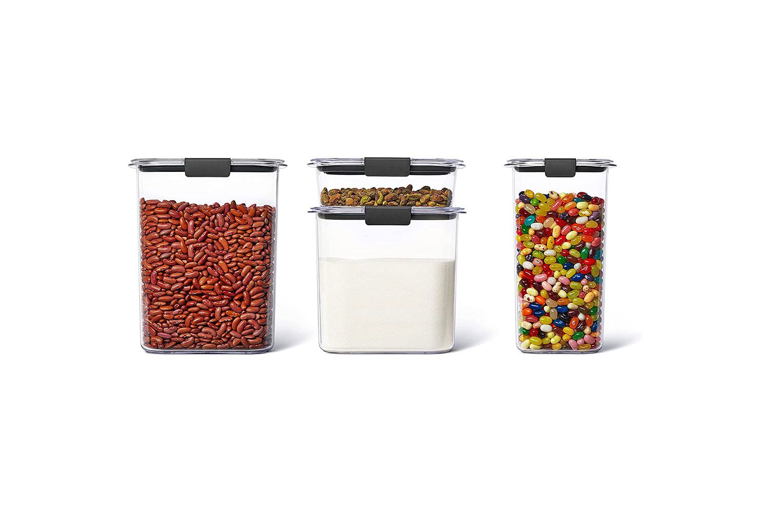 Rubbermaid Brilliance Pantry Airtight Food Storage Containers, 8-Piece Set