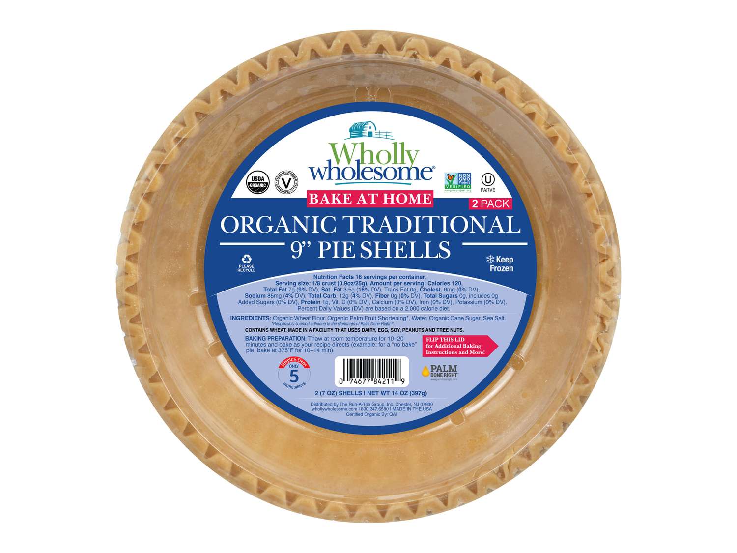Photo of Wholly Wholesome's Organic Traditional 9" Pie Shells