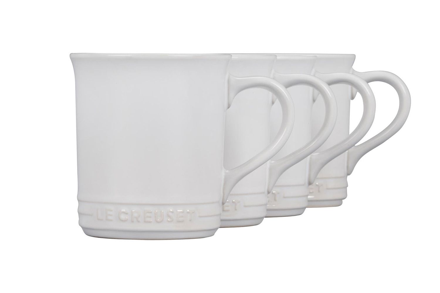 Le Creuset Set of Four 14-Ounce Stoneware Mugs