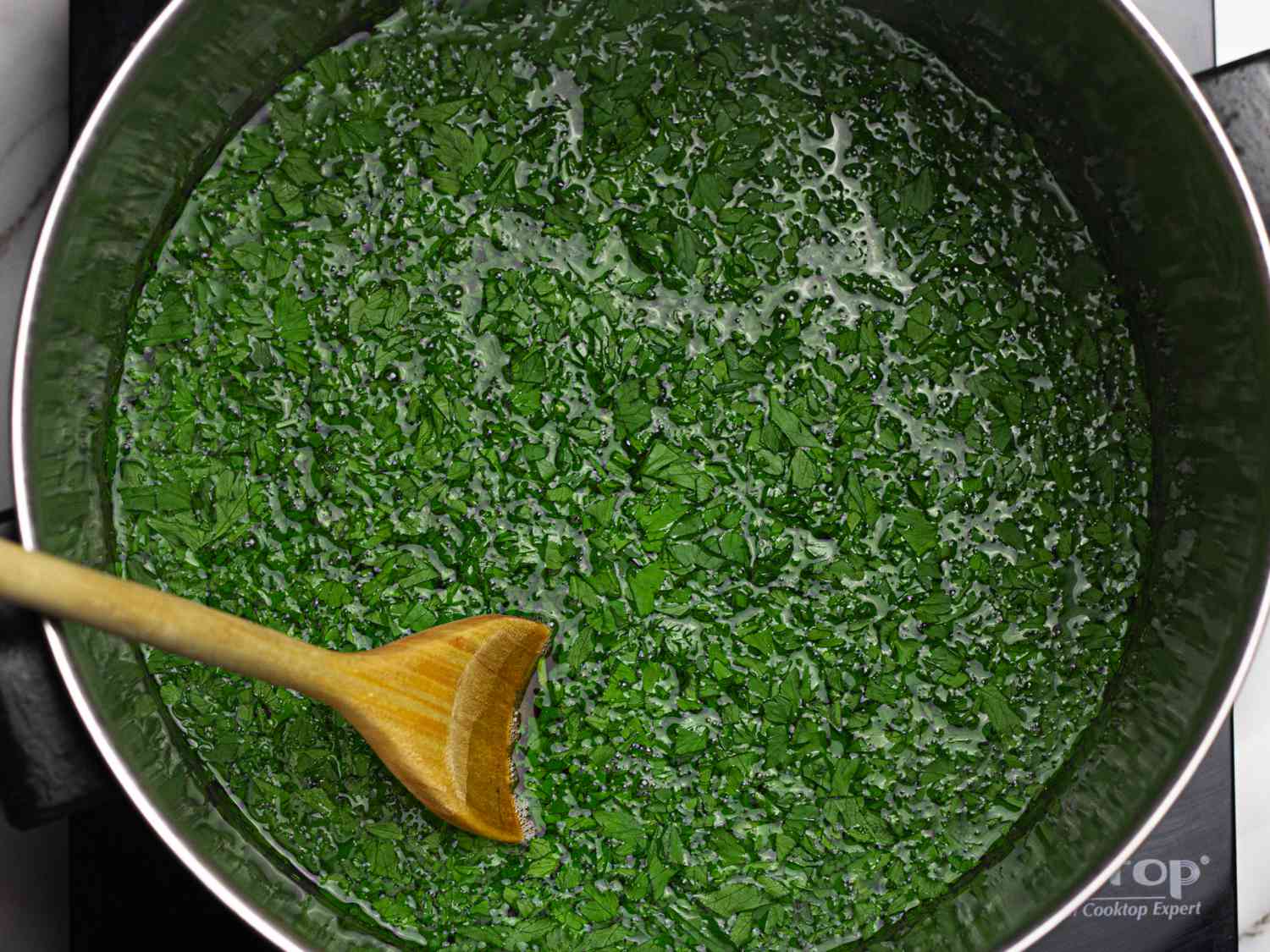 Brewing parsley tea