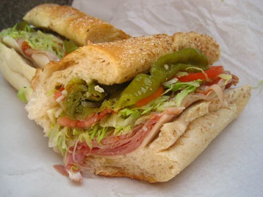 Hoagie sandwich