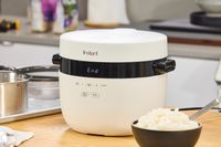The Instant Pot 20 Cup Multigrain Cooker on a kitchen countertop