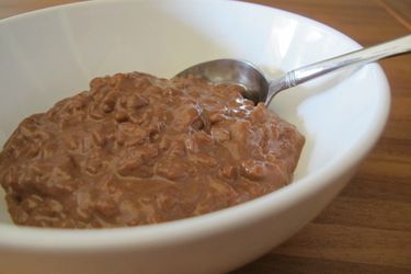 chocolate risotto