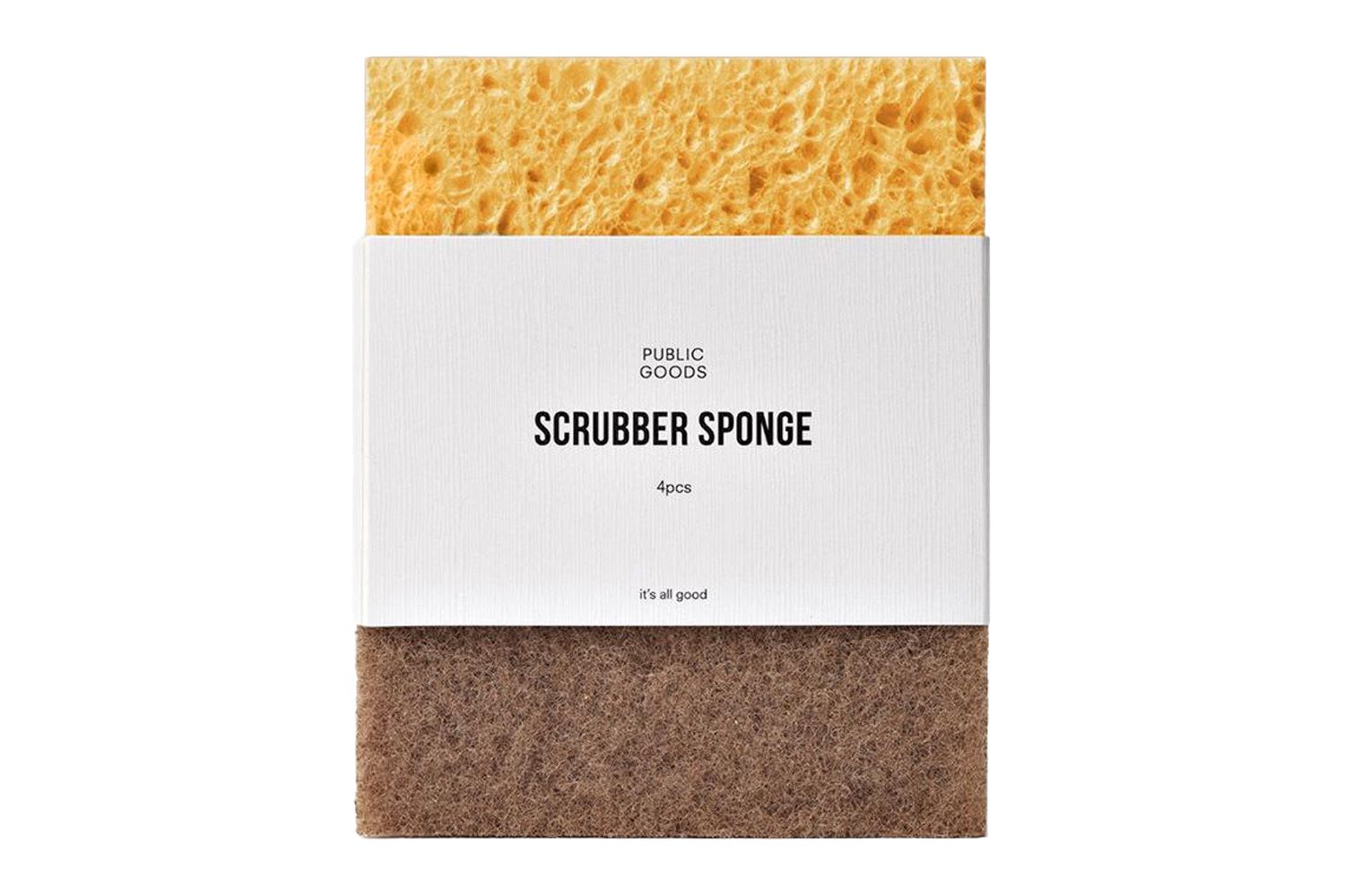 Public Goods Walnut Scrubber Sponge