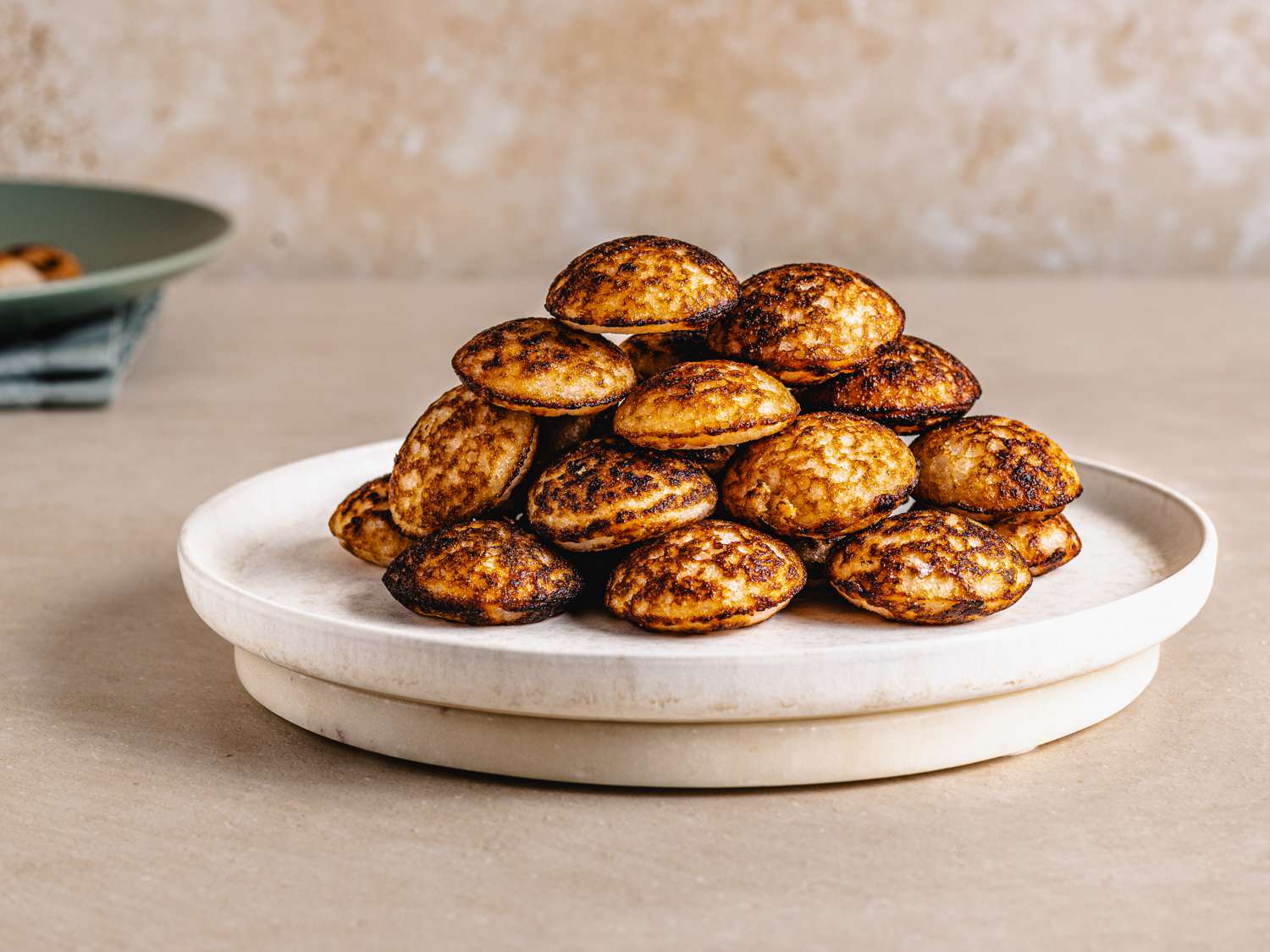 Masa on a serving platter