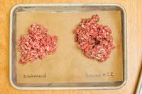 Different sizes of grind sausage from Weston #12 Electric Meat Grinder & Sausage Stuffer