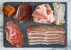 a selection of salumi