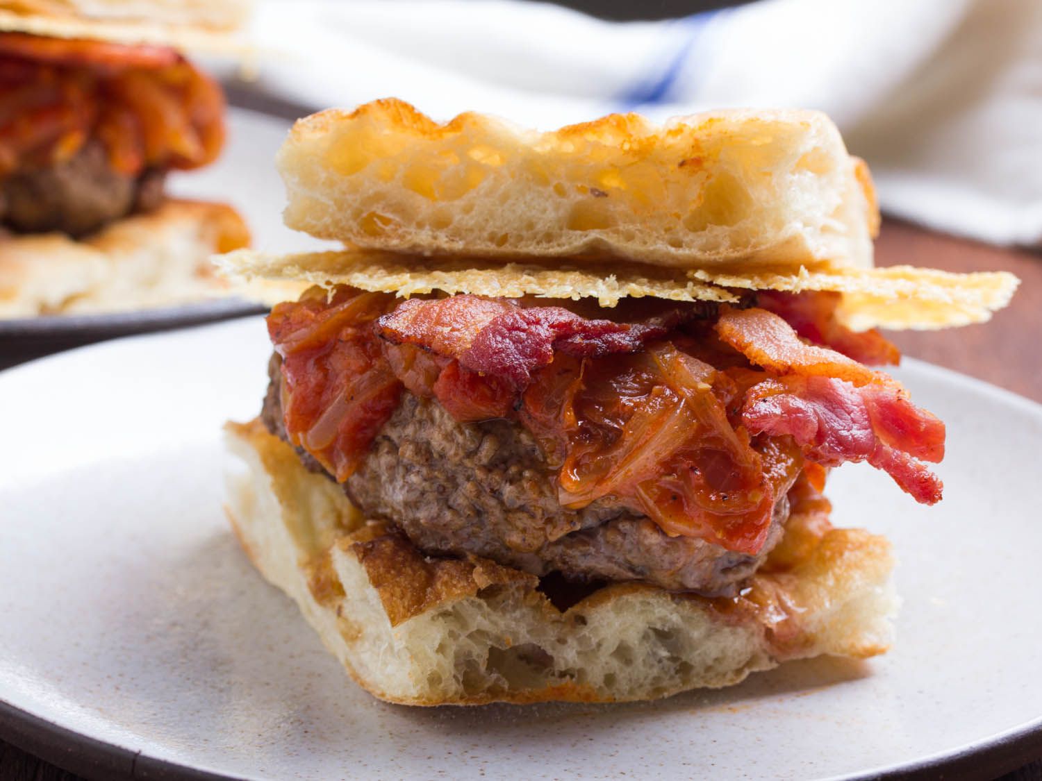 burger with bacon and cheese