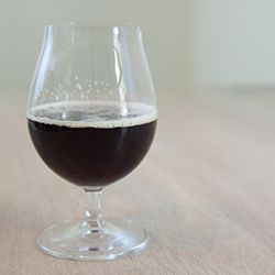 A glass of Strong Scotch Ale.