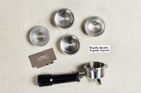 Close up of different parts of the Breville Barista Express Impress