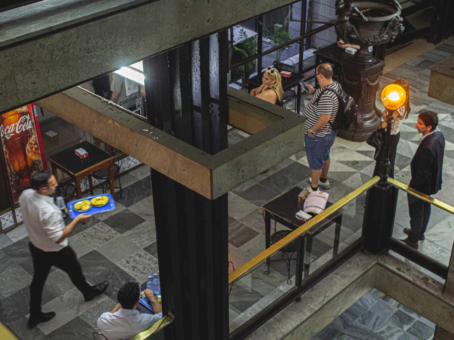 Overhead view of La Cocina