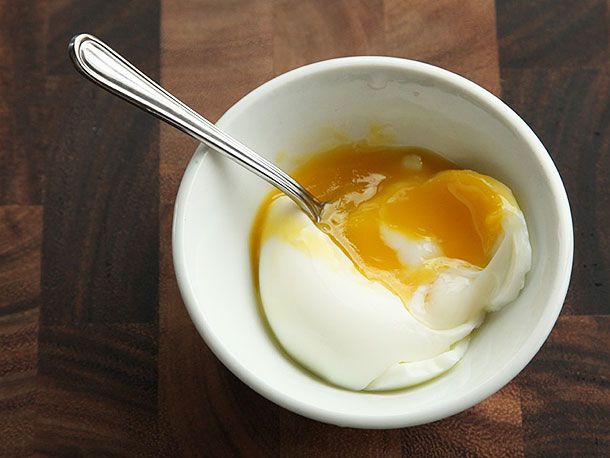 A sous-vide soft-boiled egg.