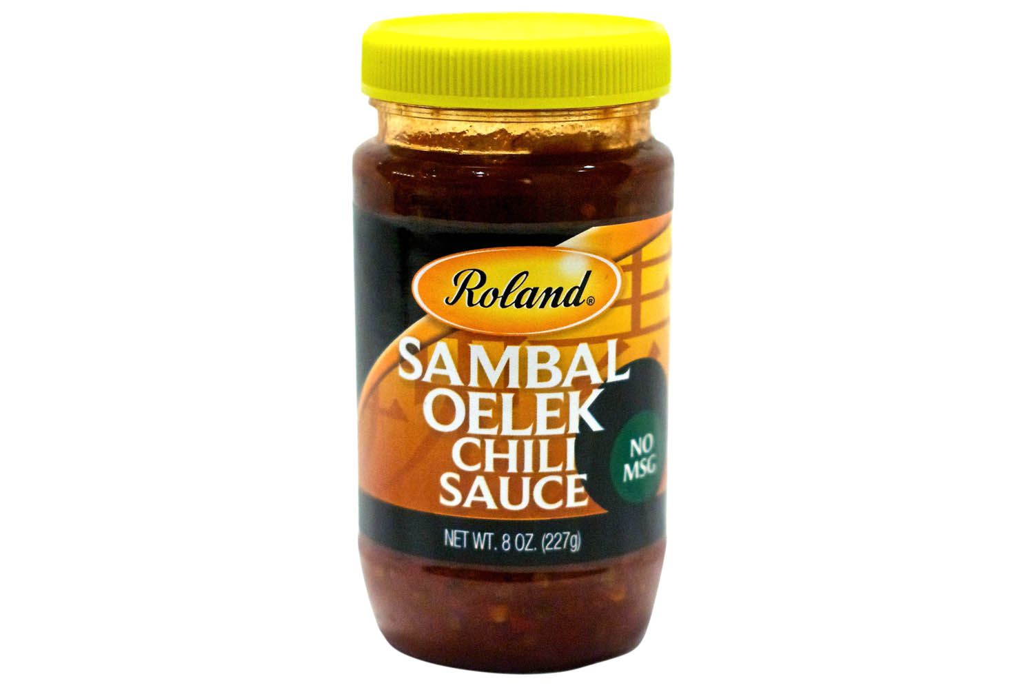 A jar of sambal oelek from Roland. 