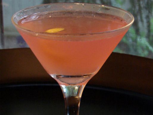 The Jasmine cocktail in a martini glass